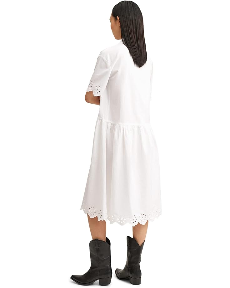Платье MANGO Cloud-H Dress, белый
