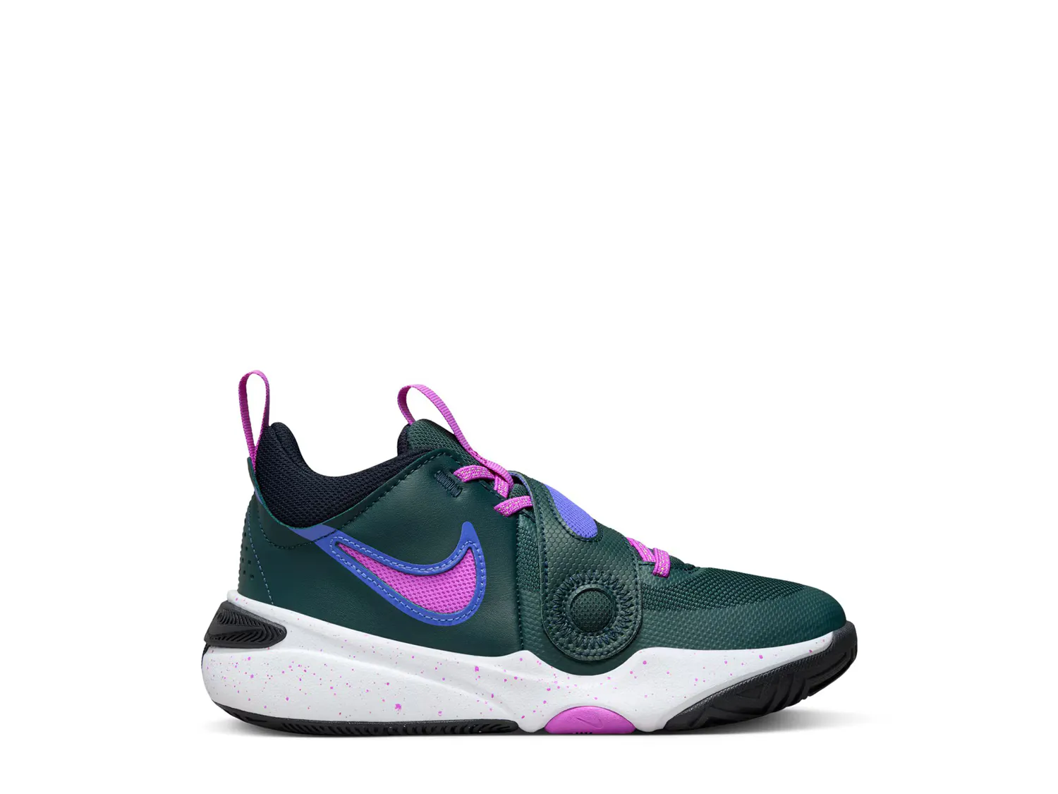 

Кроссовки Team Hustle D 11 Basketball Sneaker Nike, зеленый/розовый