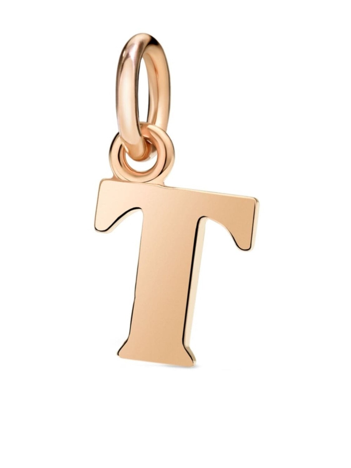 

Подвеска Letter T из розового золота Dodo, золотой