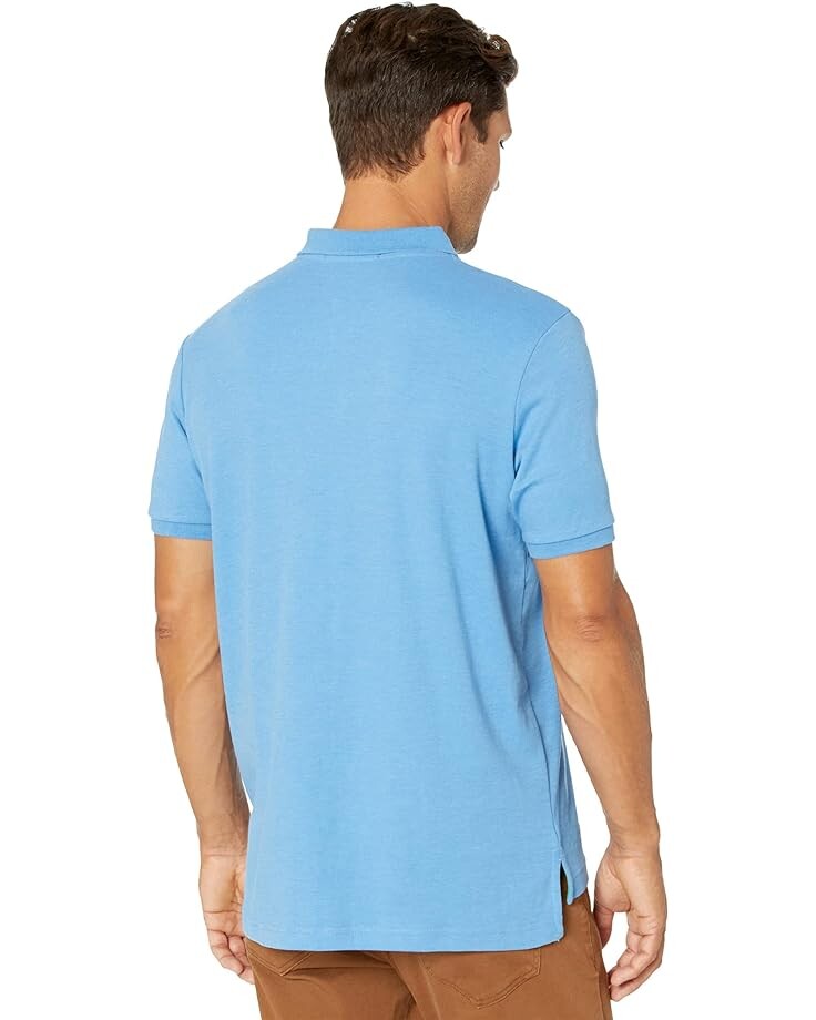 Поло U.S. POLO ASSN. Solid Interlock Polo, цвет Ocean Heather