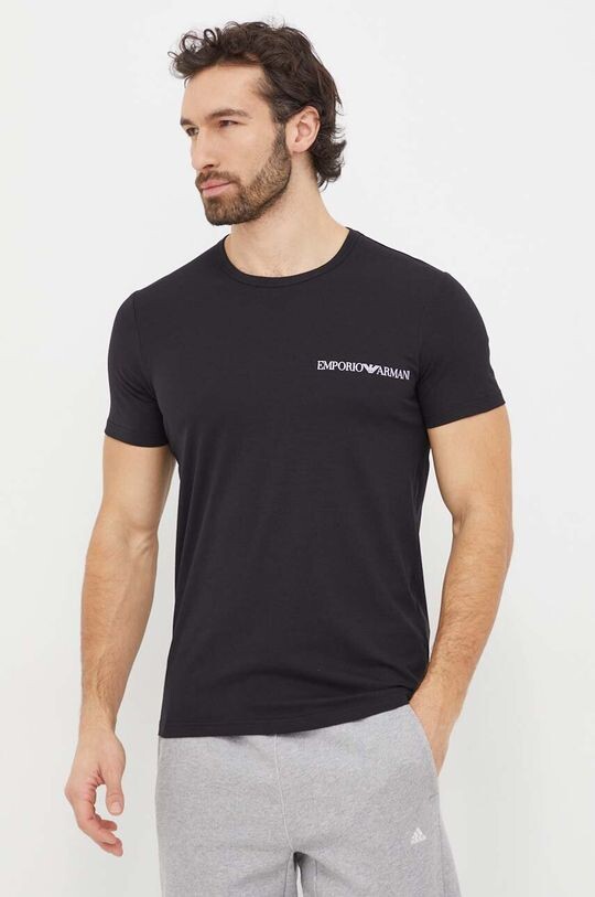 

Футболки для отдыха, 2 пары Emporio Armani Underwear, черный