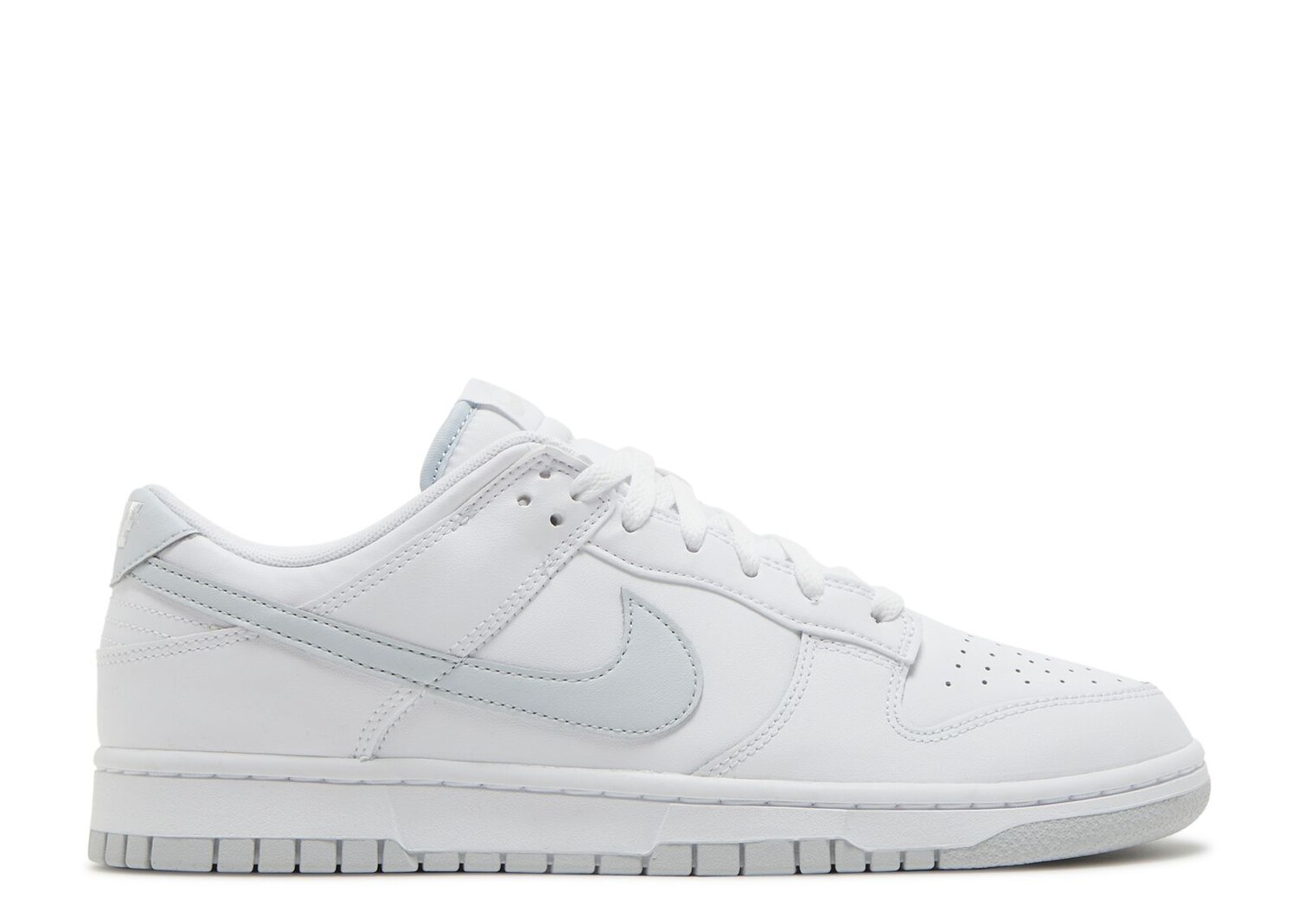 Кроссовки Nike Dunk Low 'Pure Platinum', белый низкие кроссовки nike dunk low retro prm ess nike цвет white light carbon platinum tint pure platinum wolf grey