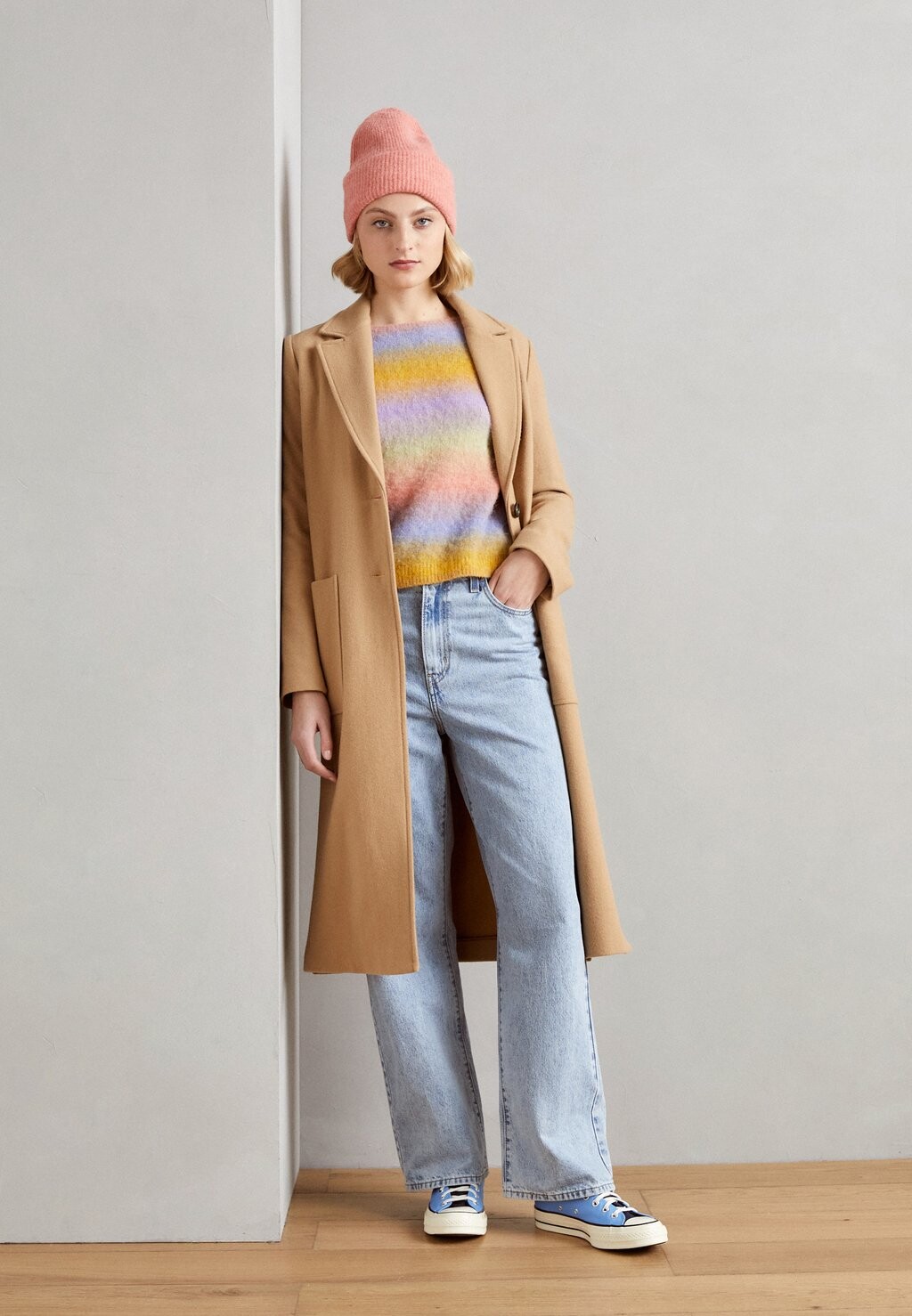 

Классическое пальто COAT LONG SIDE SLITS FITTED PATCHED POCKETS LAPEL COLLAR Marc O'Polo, коричневый