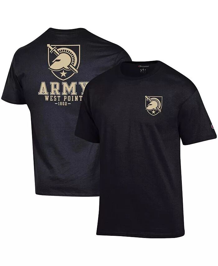 

Мужская черная футболка Army Black Knights Stack 2-Hit Champion, черный