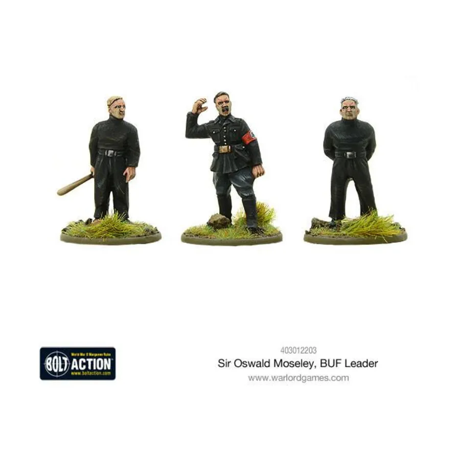

Сэр Освальд Мозли - лидер BUF, Bolt Action - German (28mm)
