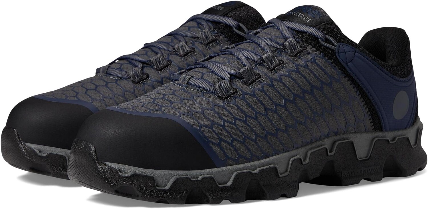 

Кроссовки Powertrain Sport Alloy Safety Toe Timberland PRO, серый/темно-синий