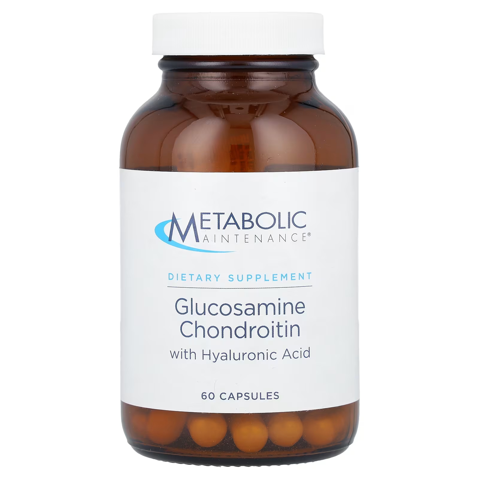 Метаболическая поддержка глюкозамин хондроитин с гиалуроновой кислотой 60 капсул Metabolic Maintenance