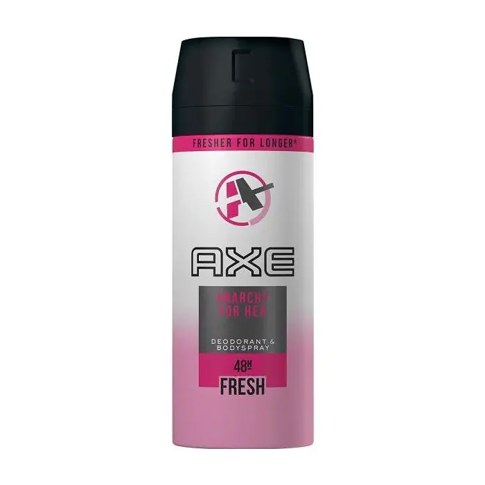 

Дезодорант anarchy for her desodorante rosa & bergamota Axe, объем 150 мл