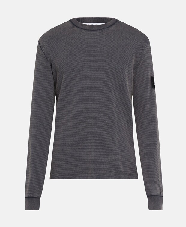 

Топ с длинными рукавами Calvin Klein Jeans, антрацит