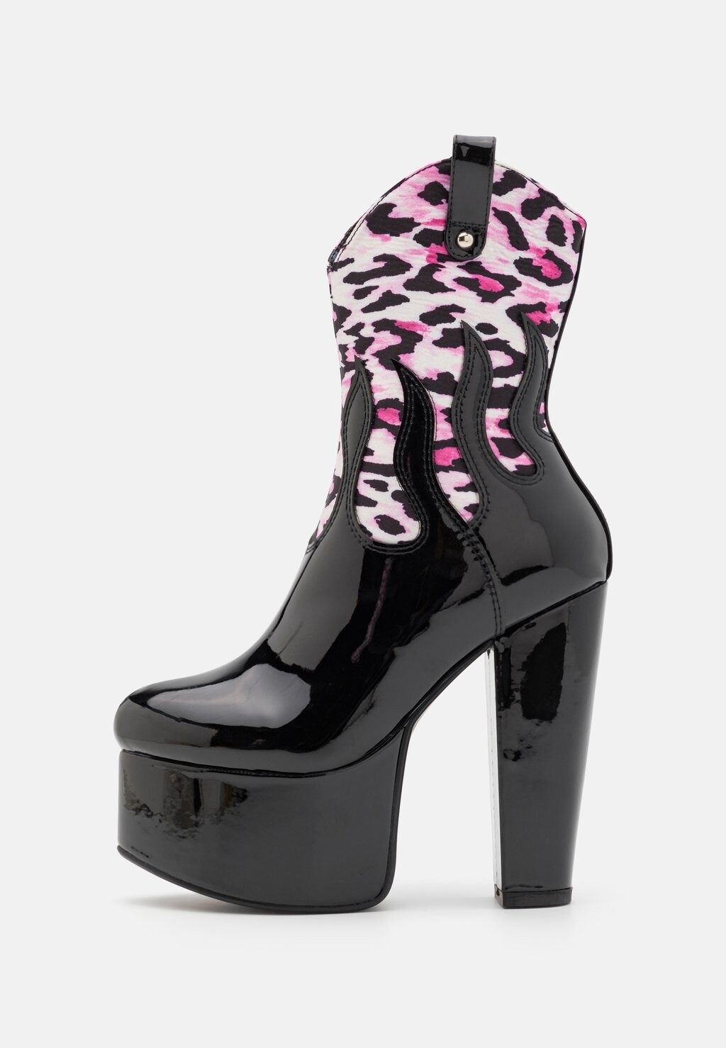 

Ботильоны на платформе Look My Way LAMODA, цвет pink/black