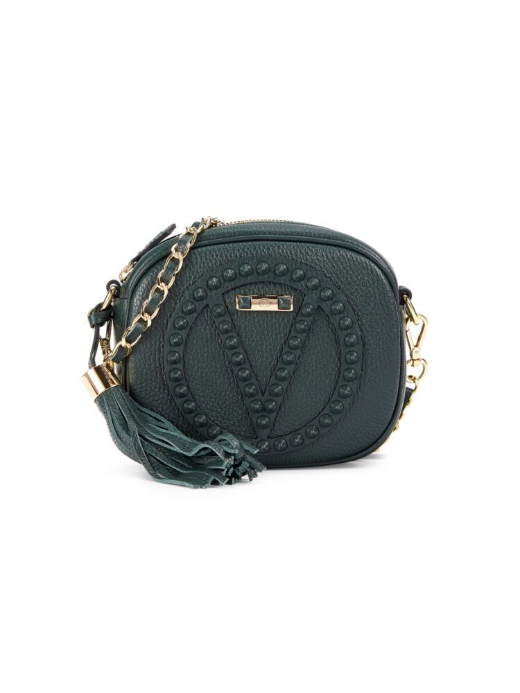 

Кожаная сумка через плечо Nina с заклепками Mario Valentino, цвет Forest Green