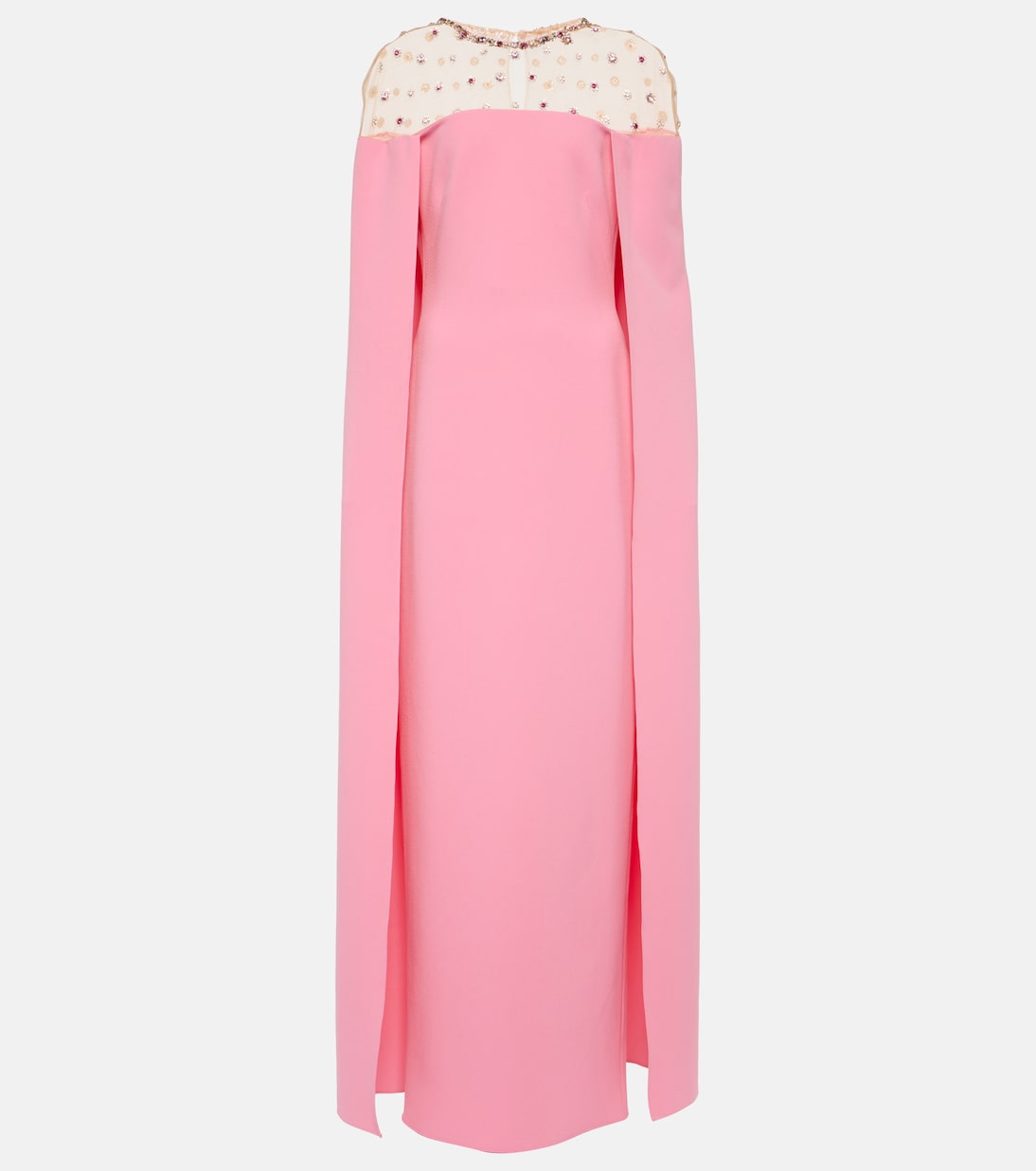 Платье ambere с кейпом Safiyaa, розовый