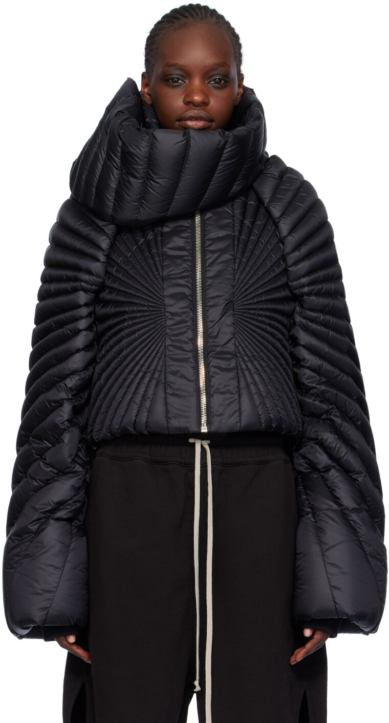 

Moncler Пуховик Radiance Rick Owens, цвет Black