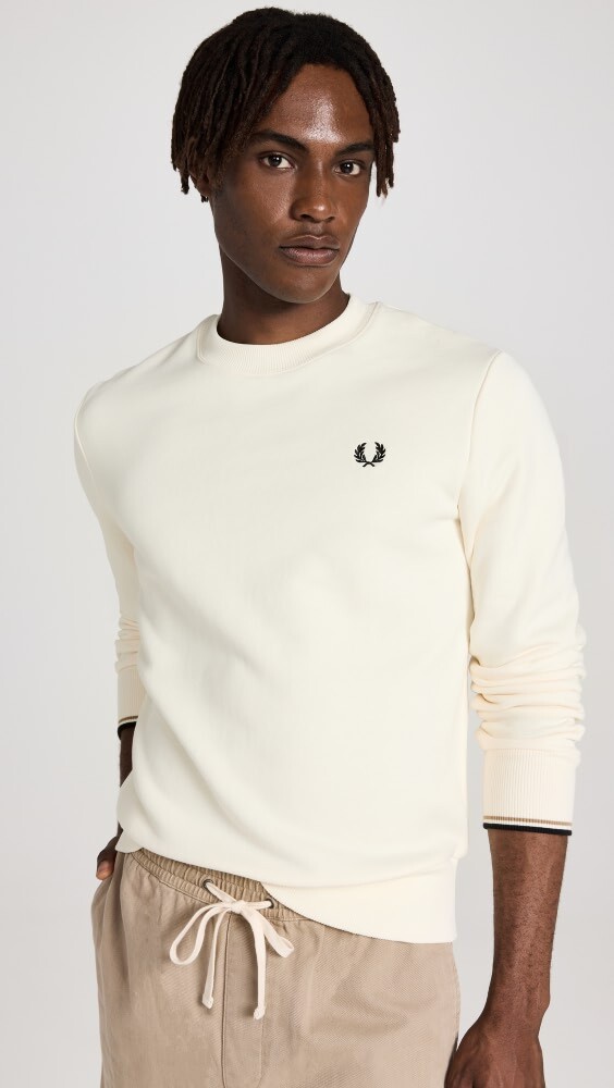 

Толстовка Fred Perry Crew Neck, экру