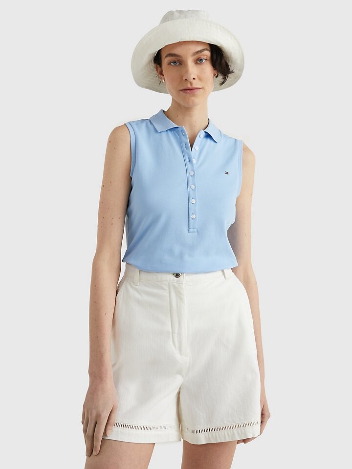 

Поло Slim Fit без рукавов Tommy Hilfiger