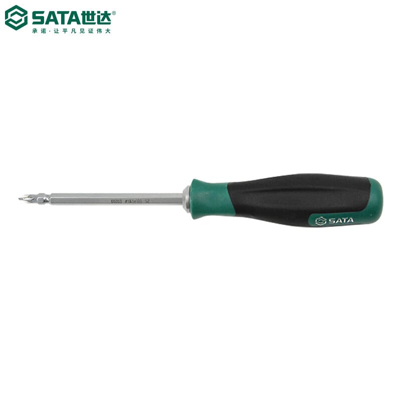 Shida SATA Tools T Series Крестовая шлицевая отвертка с двойной головкой S2 66203/#1 и 5x100