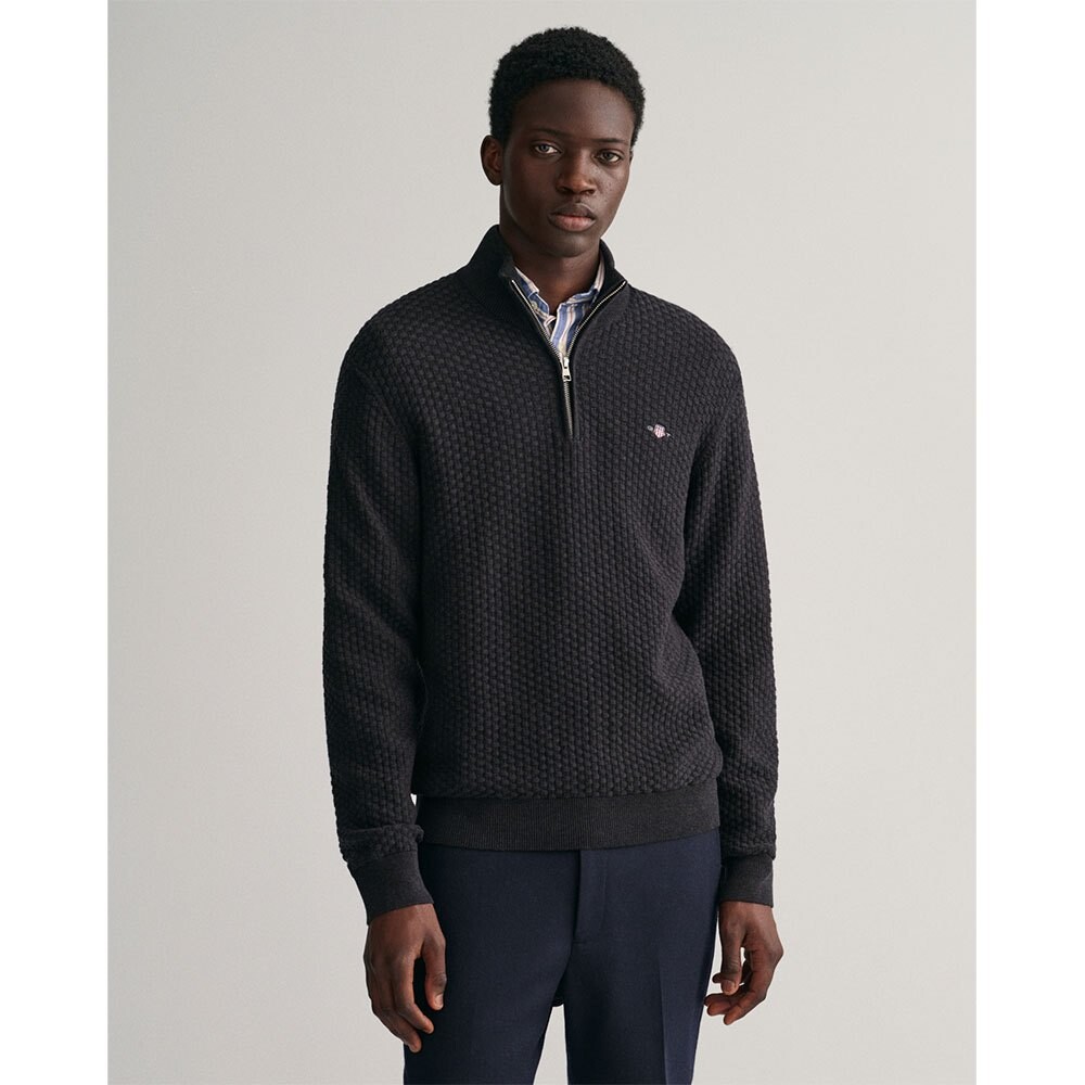 

Свитер Gant 8030172 Half Zip, серый