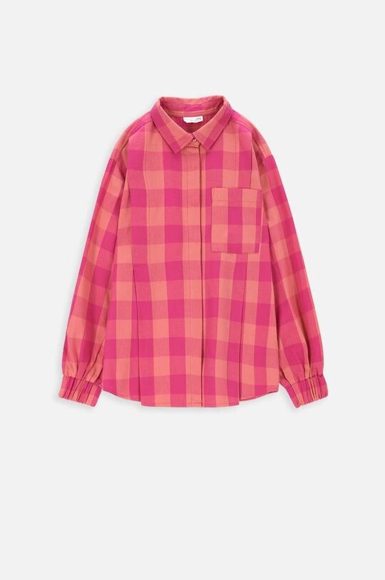 

Детская хлопковая рубашка Coccodrillo ZC3140101PUJ PEPPED UP JUNIOR, розовый
