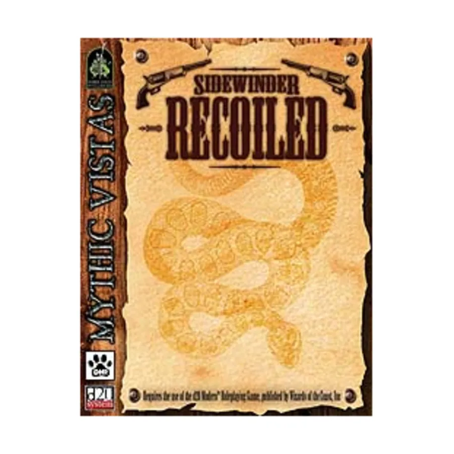 

Sidewinder - Recoiled, Sidewinder - Recoiled (d20), мягкая обложка