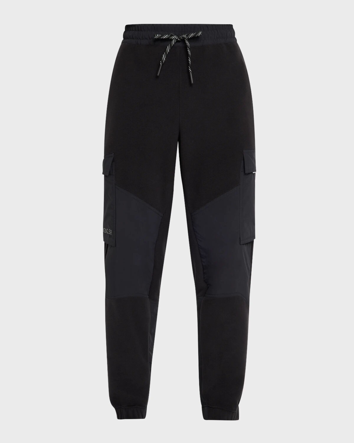 

Мужские спортивные штаны карго из флиса Moncler Grenoble, черный