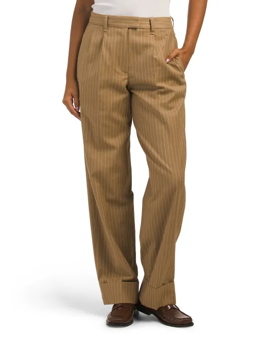 

Брюки Marianne в итальянскую полоску Rag & Bone, цвет Camel