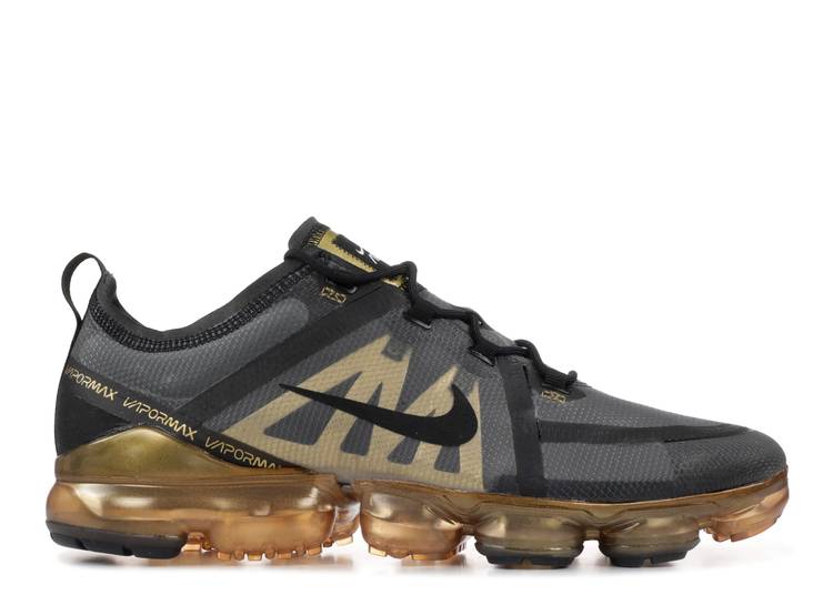 Black and 2025 gold air vapormax