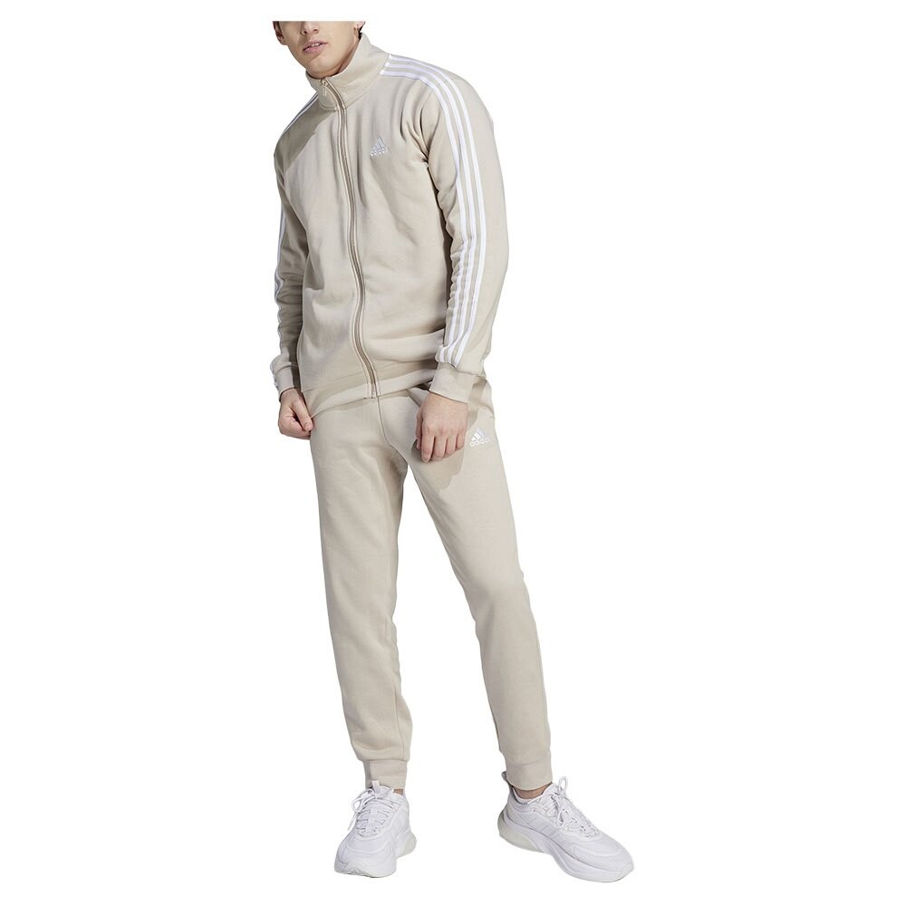 

Спортивный костюм adidas Sportswear Basic 3 Stripes Fleece, бежевый