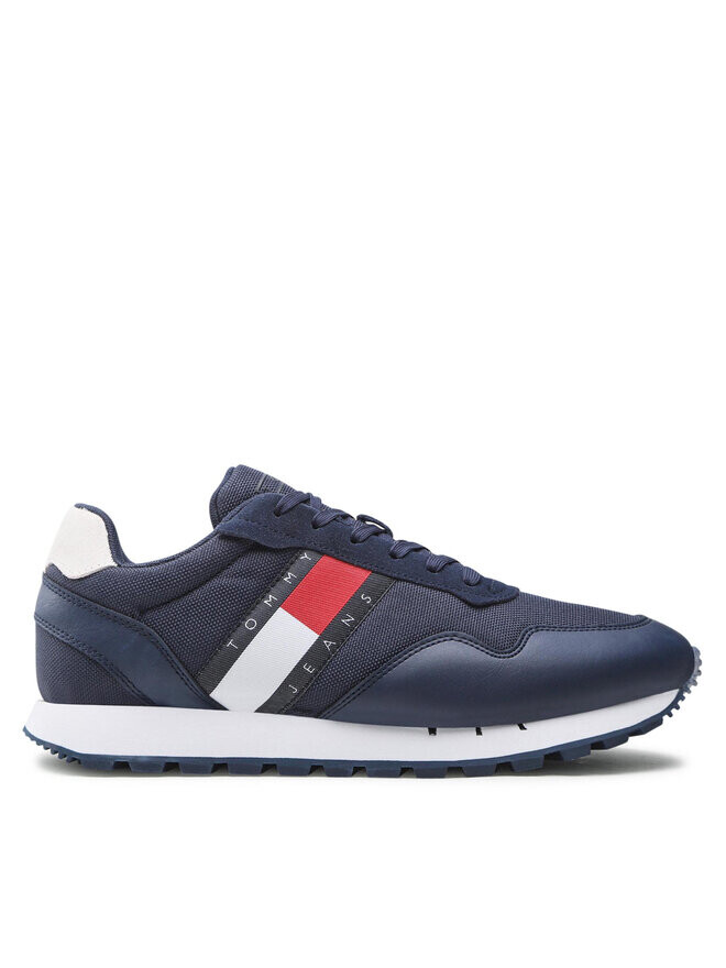 

Кроссовки Retro Leather Runner Tommy Jeans, темно-синий