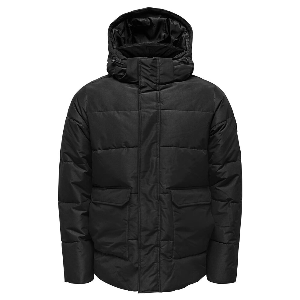 

Пуховик Only & Sons Carl Life, черный