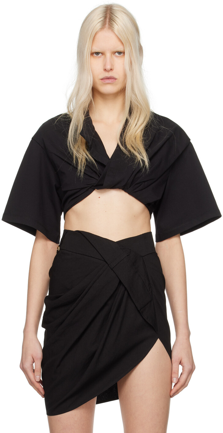 

Черный Футболка Le Chouchou 'Le t-shirt Bahia Court' Jacquemus