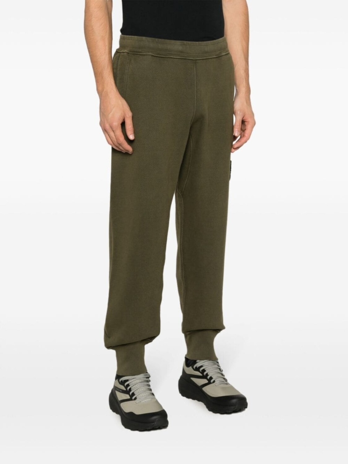 

Stone Island спортивные брюки с нашивкой Compass, зеленый