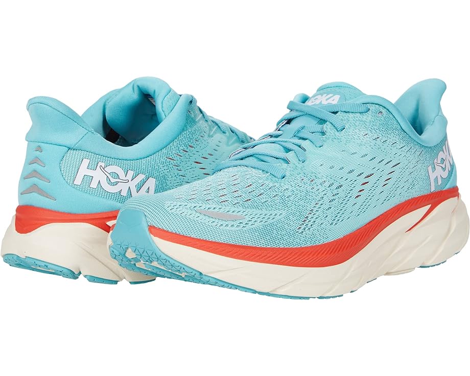 Кроссовки Hoka Women's Clifton 8, цвет Aquarelle/Eggshell Blue