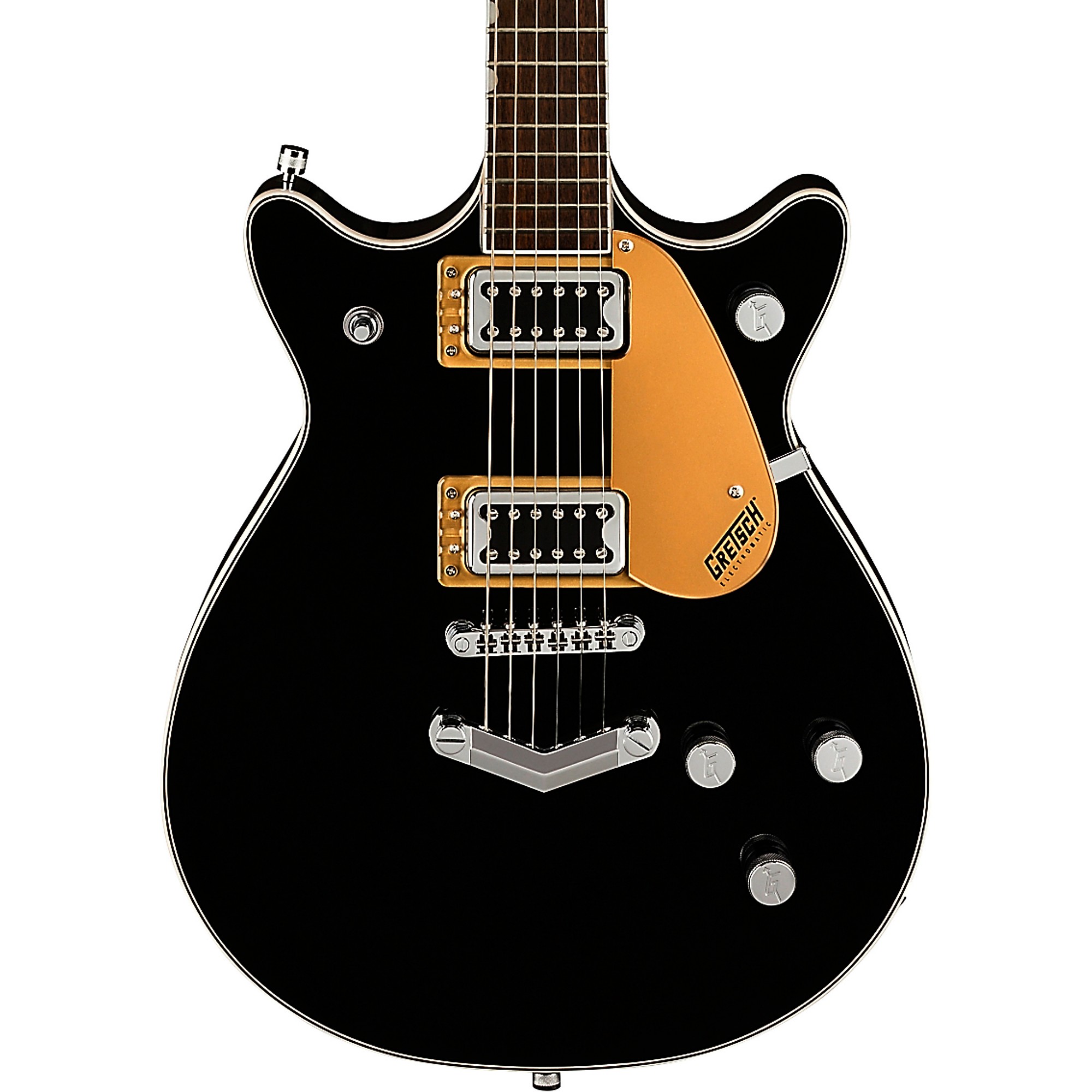 Gretsch Guitars Gretsch Guitars G5222 Electromatic Double Jet BT с V-образным хвостовиком, черный