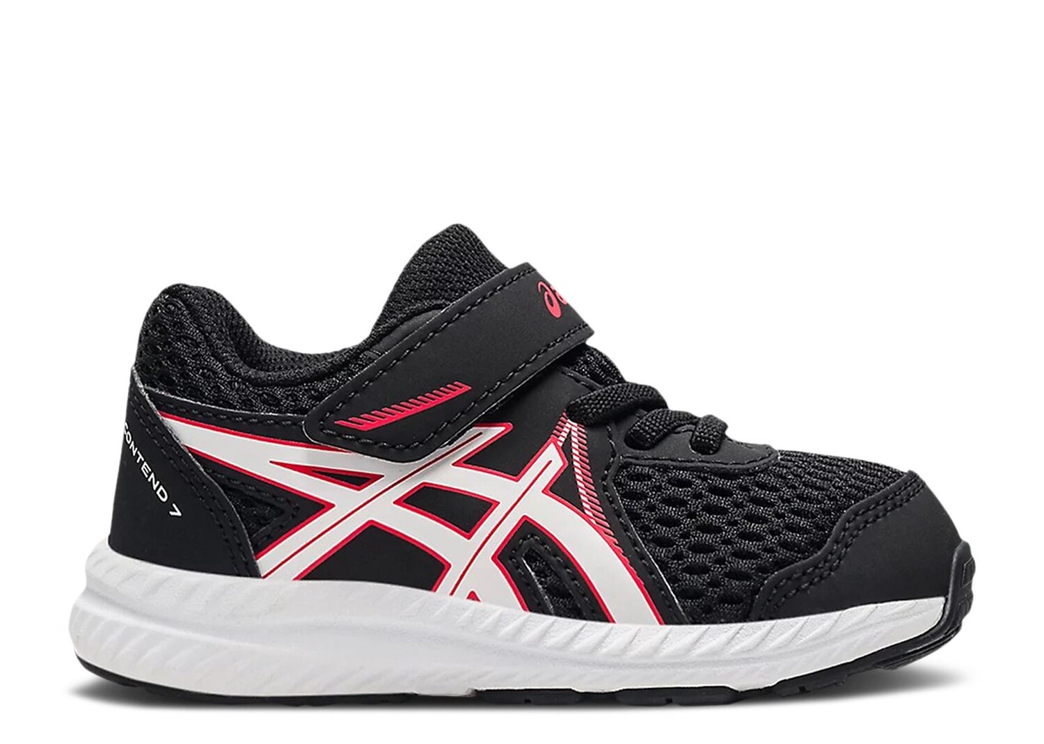 

Кроссовки ASICS Contend 7 Ts 'Black Electric Red', черный