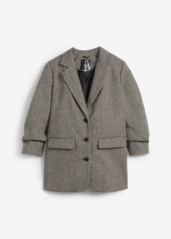 

Длинный пиджак Bpc Bonprix Collection, черный