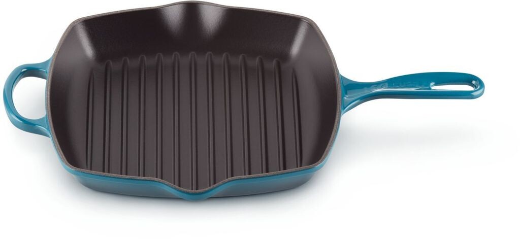 

Сковорода для гриля Le Creuset Signature Deep Teal - 26 x 26 см - Эмалированное антипригарное покрытие