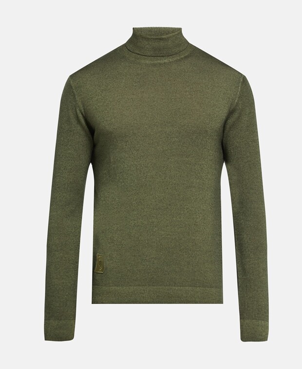 

Шерстяной джемпер Blauer USA, хаки