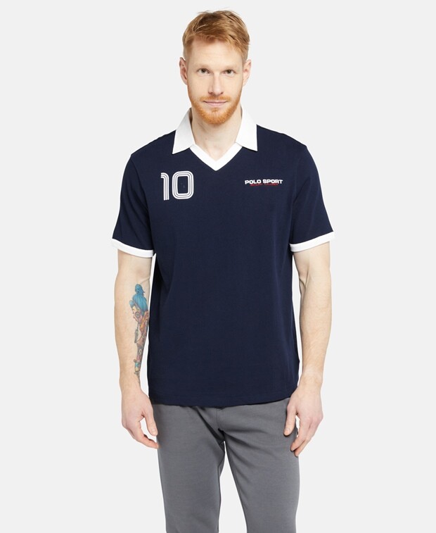 

Рубашка поло Polo Ralph Lauren, темно-синий
