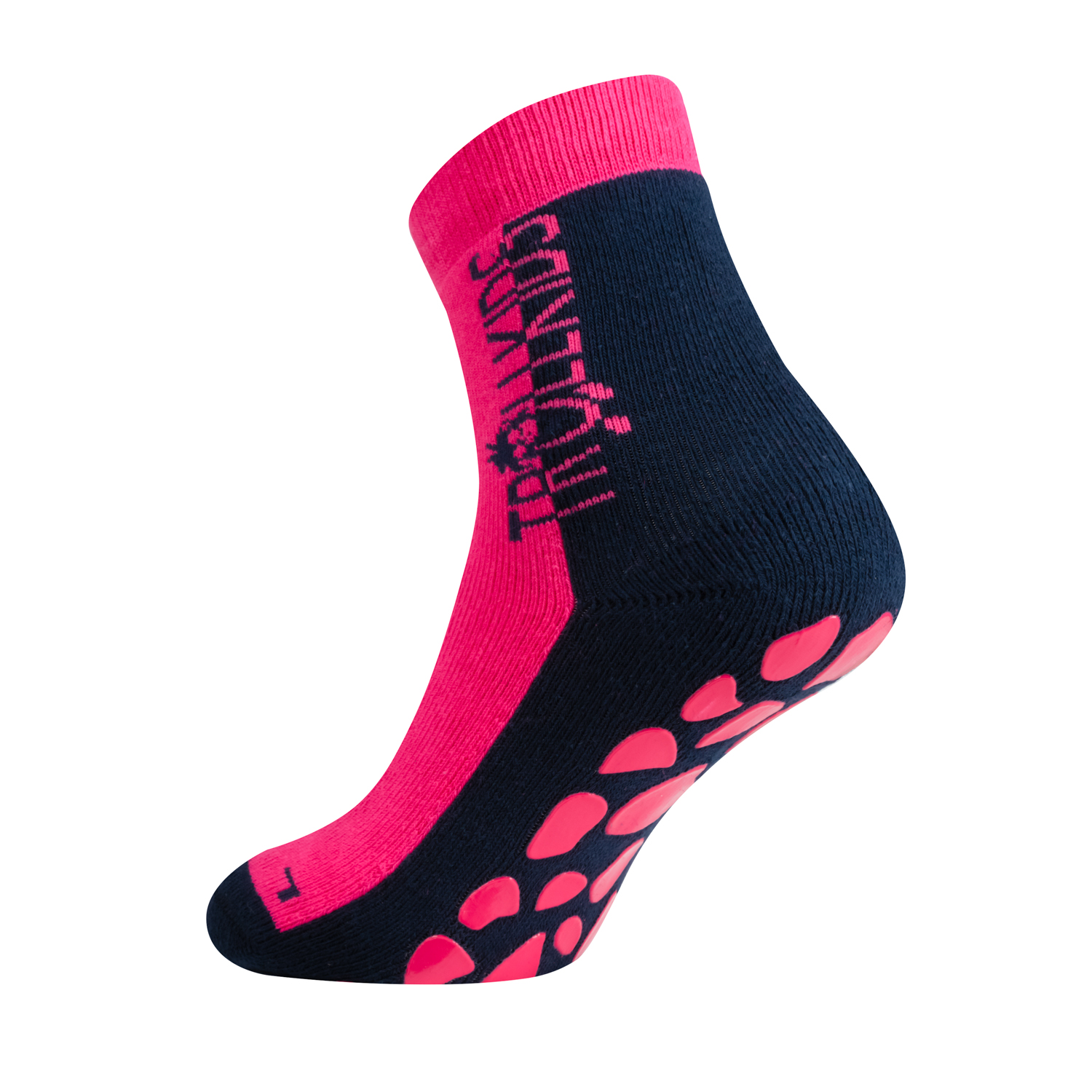Носки Trollkids Anti Slip Socks, цвет Marine/Magenta