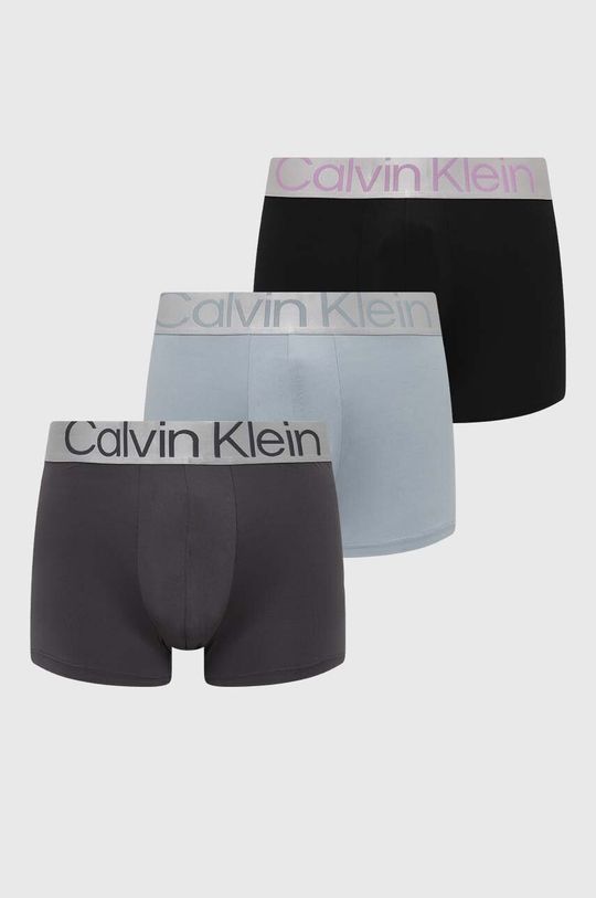 3 упаковки боксеров Calvin Klein Underwear, синий 3 упаковки боксеров calvin klein underwear темно синий