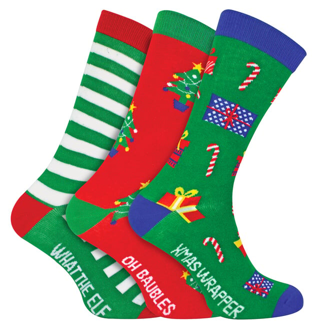 

Рождественские носки в подарочной коробке с мотивом рождественской елки Boxt Socks, мультиколор