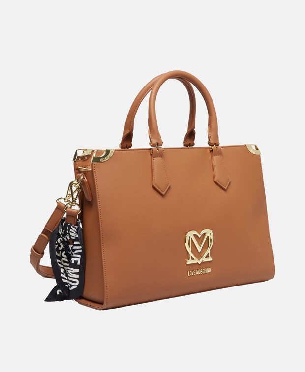 

Сумка-тоут Love Moschino, ежевика