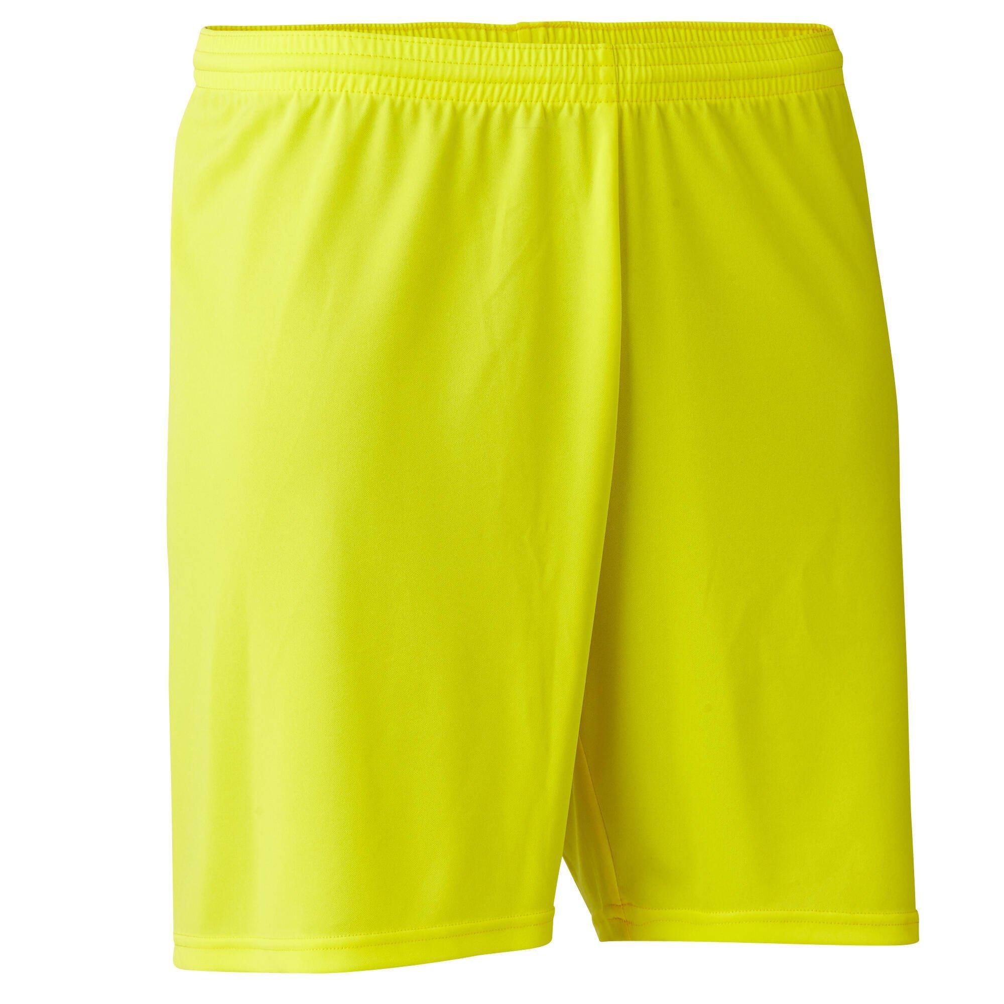 Футбольные шорты для взрослых Decathlon Kipsta, желтый