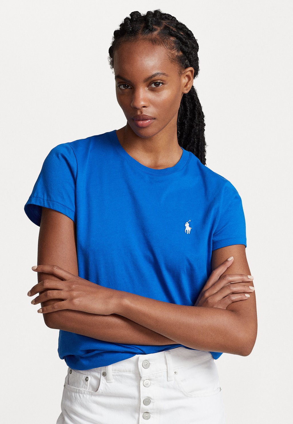 

Базовая футболка Short Sleeve Polo Ralph Lauren, цвет heritage blue