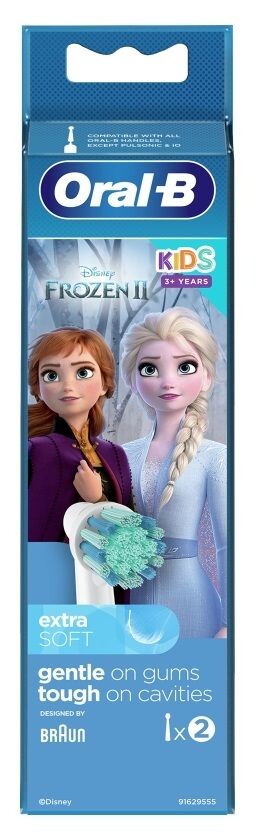 Oral-B Frozen 2 электрические зубные щетки, 2 шт. защитные колпачки футляры для насадок на электрические зубные щетки oral b 2 шт тм moon star