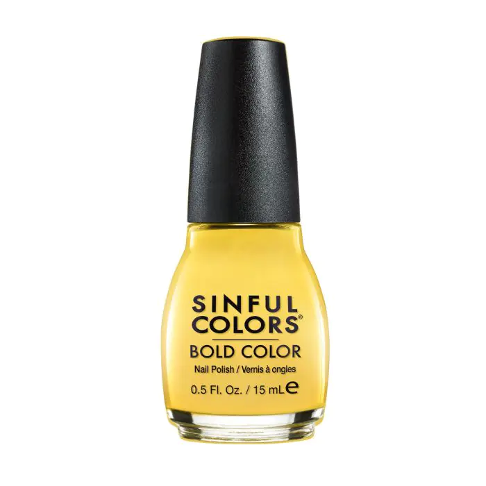 

Лак для ногтей bold color esmalte de uñas Sinfulcolors, цвет yolo yellow