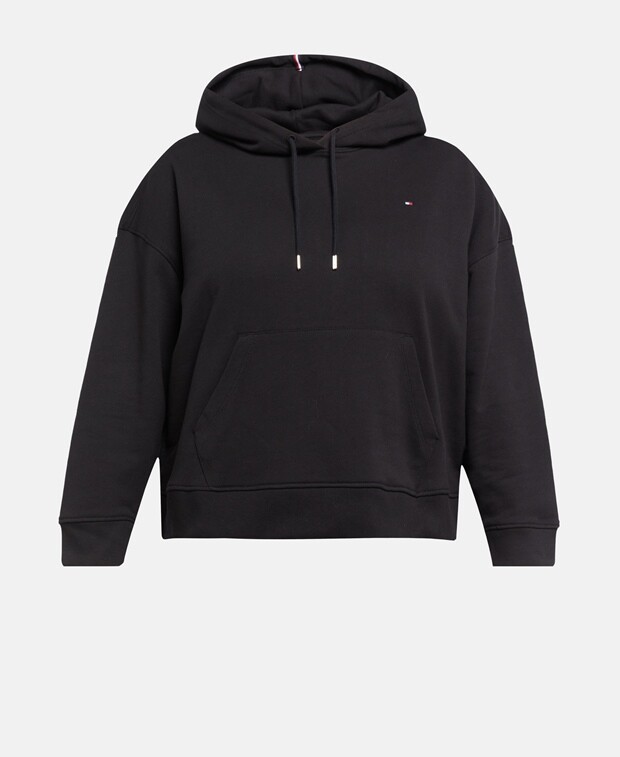 

Худи с капюшоном Tommy Hilfiger Curve, черный