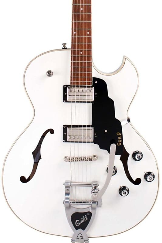 Электрогитара Guild Starfire I SC Newark Florentine-Cut Semi-Hollow w/tremolo Snowcrest White цена и фото