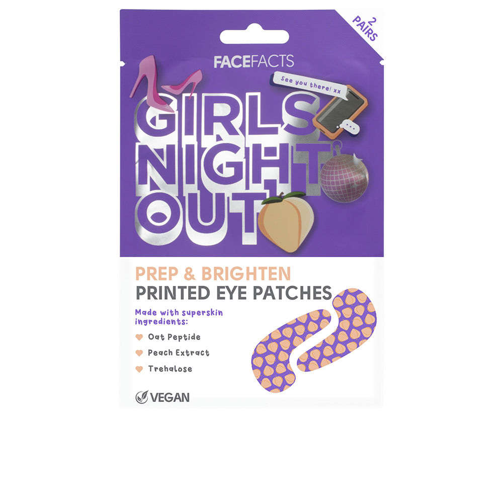 Маска для лица Girls night out printed eye patches Face facts, 2 х 6 мл силиконовый чехол на realme 7i girls night out для реалми 7 и
