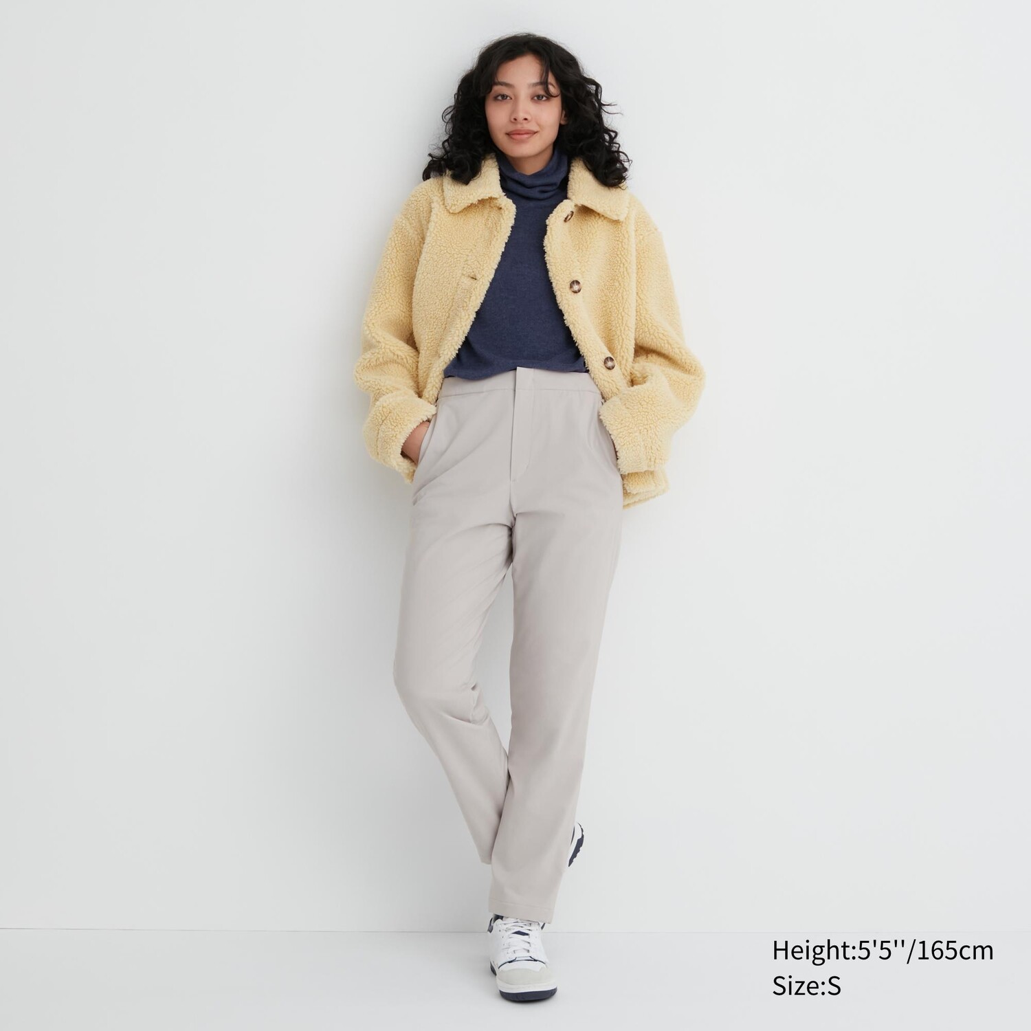 

HEATTECH Брюки на теплой подкладке Uniqlo, светло-серый